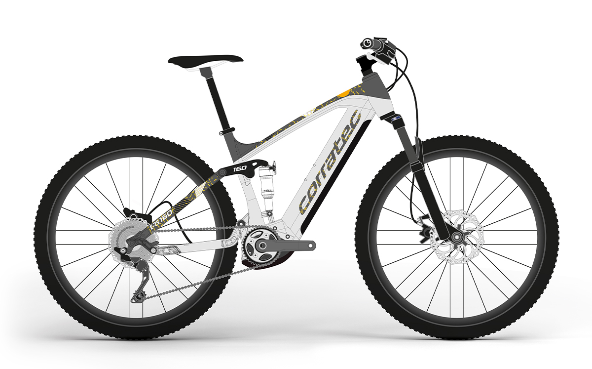 CORRATEC E-POWER RS 160 CX6 LTD 42cm niebieski